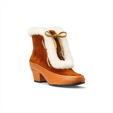 Alpen Retro Winter Booties (Brown/Ivory)