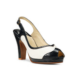 PRE-ORDER Stella Slingback Spectators (Navy/Ivory)