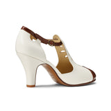 PRE-ORDER Sylvie Vintage Shoes Wide (Walnut/Ivory)