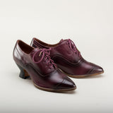 Londoner Edwardian Oxfords Wide (Cherry)