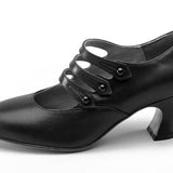 Bellatrix Edwardian Shoes (Black)