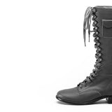 Bessie Vintage Aviator Boots (Tan)