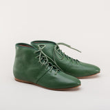 Emma Regency Leather Boots (Green)